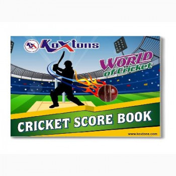 KX-CSB40 Cricket Score Book  -  Blue