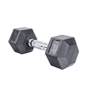 Gym Dumbell  -  Black, 17.5 Kg