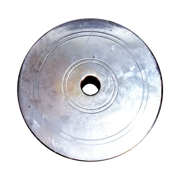 Lifting Plate Gym Weight Disk  -  Silver, 15 Kg