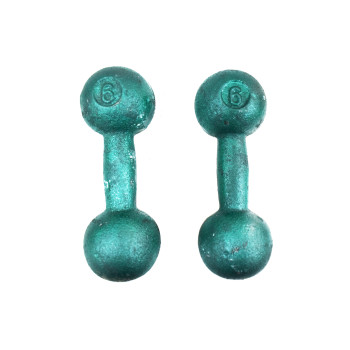 SC Cast Iron Gym Dumbell KG, Green