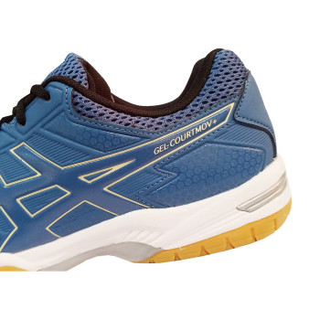 Asics Gel-courtmov Badminton Shoes Blue, Mens, mirusports