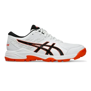 Gel-Peake-2 Cricket Shoes  -  8, Black,White, Mens
