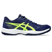 Upcourt 6 Badminton Shoes  -  7, Blue,Yellow, Mens