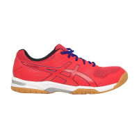 Gel-Courtmov Badminton Shoes  -  12, Red,Blue, Mens