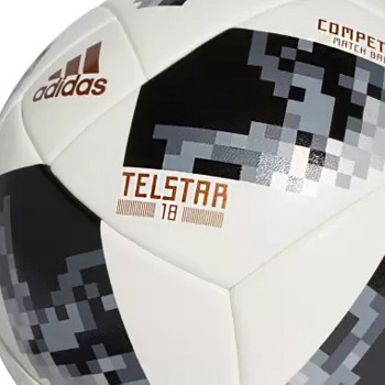 Adidas Telstar 18 Football 5, Black, White sports