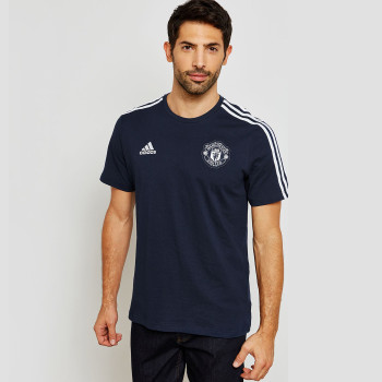 MUFC 3S Tee T-Shirt  -  XL, Navy, Mens