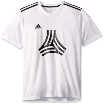 Adidas Tan Logo T-Shirt XL, White, Mens