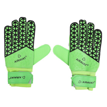 7293 Football Goalkeeper Gloves  -  Mens, L, Green