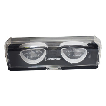 Breezo Swimming Goggles  - Black,White, Adult