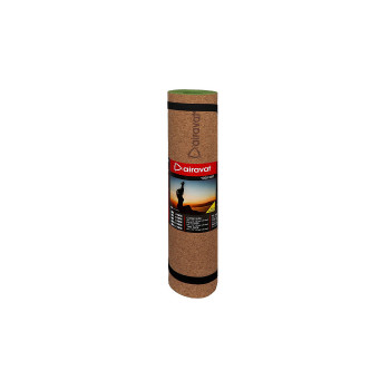 Cork Yoga Mat  -  6mm, Brown, Green