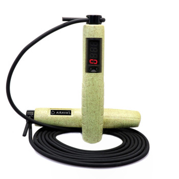 AIRAVAT 4006 skipping_rope - black/yellow