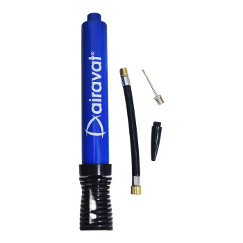 Double Action Football Ball Pump  -  Blue