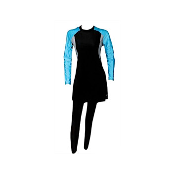 5003 Swimming Full Body Suite  -  M, Blue,Black, Womens