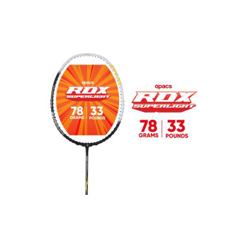 RDX Super Light Badminton Racket  -  Black, Yellow, Unstrung