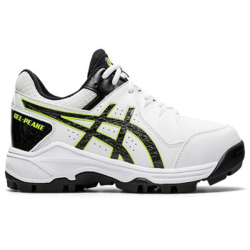 Gel - Peake Cricket Shoes  -  7, Black, White