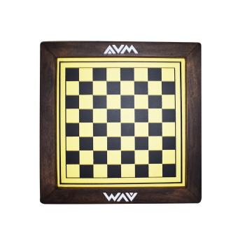 Chess Board  -  12 Inch, Wooden, Brown