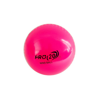 Hit Hard Cricket Synthetic Wind Ball  -  Pink