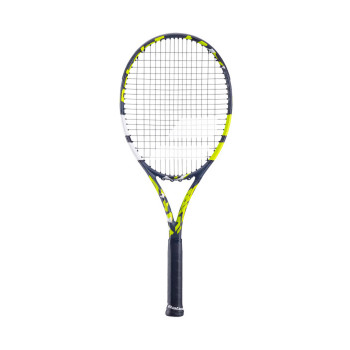 Babolat Boost Aero Tennis Racket  -  27, Grey, White, Yellow, Adult