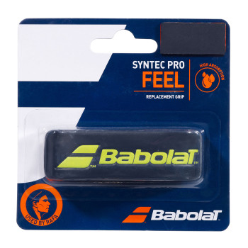 Syntec Pro X1 Tennis Racket Grip  -  Over Grip, Black,Yellow