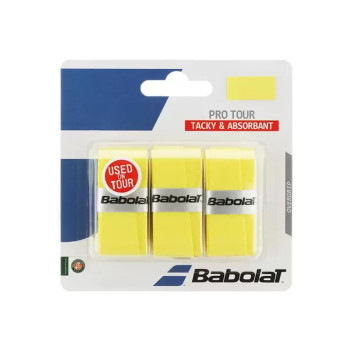 Pro Tour X3 Tennis Racket Grip  -  Yellow, Over Grip