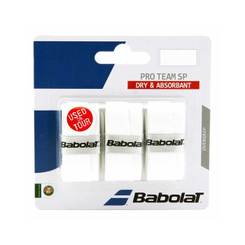 Pro Team Sp X 3 Tennis Racket Grip  -  White, Over Grip