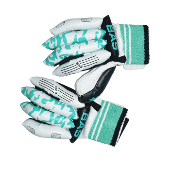 Magnum Cricket Batting Glove  -  Boys, Green,White, Right-handed