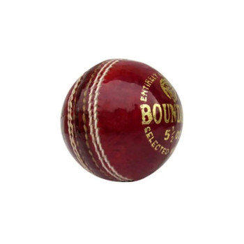 Cricket Leather Ball  -  Red