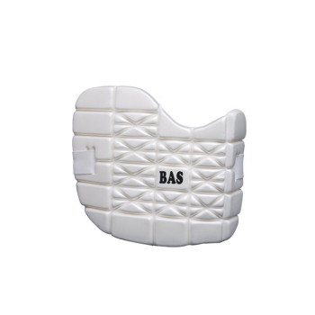 Rapier Molded Cricket Chest Guard  -  Boys, White