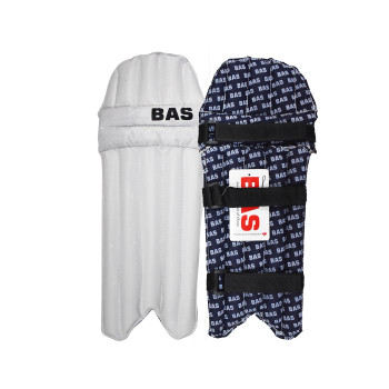 Small 17" Cricket Leg Guard  -  Sub-Junior, White, Right-handed