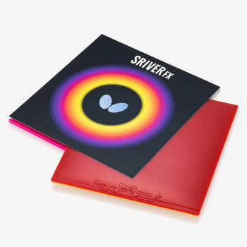 Sriver FX Table Tennis Tt Rubber  -  Red, 2.1 mm