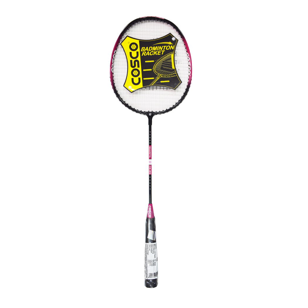 Cosco CB-89 Badminton Racket  -  Pink,Black, Strung