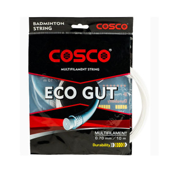 Eco Gut Badminton Strings  -  White
