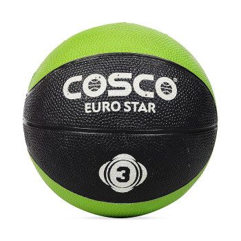 Euro Star Basketball  -  3, Black,Green