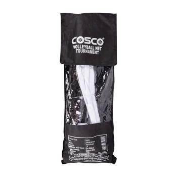 Tournament Volleyball Net  -  Black, L 9.35 x H 1.10 m, Nylon