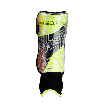 Predator Football Shin Guard  -  L, Black, Green