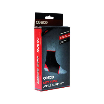 Ankle Support  -  Red, Black