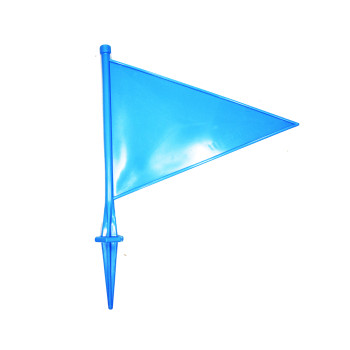 Marking Cricket Boundary Flag  -  Blue