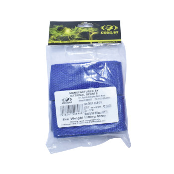 Cougar Eco Supporters Weight Lifting Strap -  Blue
