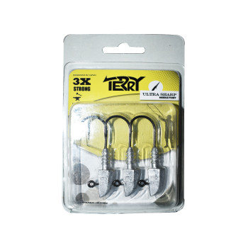 Terry Jighead 14gm-6/0 Fishing Hooks  -  Silver