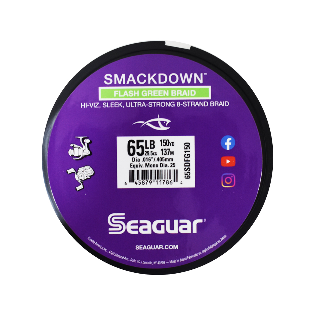 Seaguar Smackdown (150yd) 65lb Fishing Braided lines