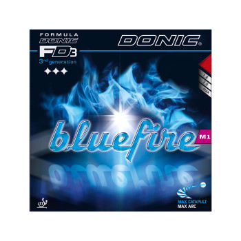 Blue Fire Table Tennis Rubber  -  Red, 2.0 MM