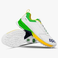 Jaffa GT Cricket Shoes  -  7, Green,White, Mens