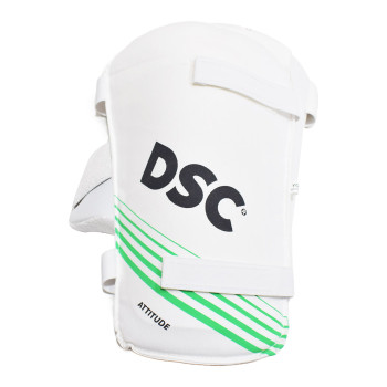 Attitude Cricket Thigh Pad  -  Mens, White, Right-handed