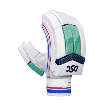 Intense Valor Cricket Batting Glove  -  Youth, White, Right-handed