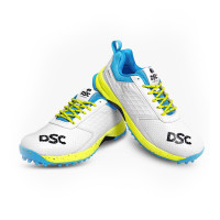 Jaffa 22 Cricket Shoes  -  8, White,Yellow, Mens