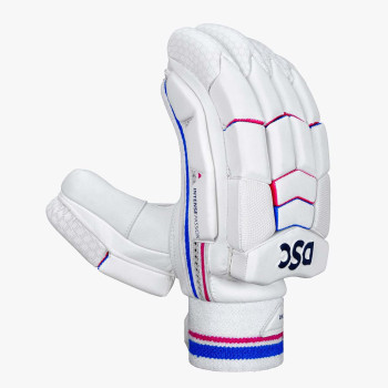 Intense Passion Cricket Batting Glove  -  Mens, White, Right-handed