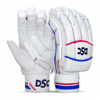 Intense Speed Cricket Batting Glove  -  Mens, Blue,White, Right-handed