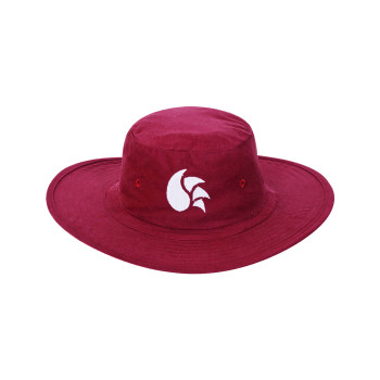 Surge Cricket Panama Hat  -  S, Maroon