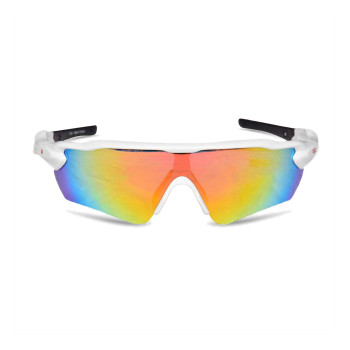 Glider Cricket Sunglass  -  White, Plastic