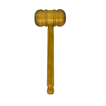 Mulbery Cricket Bat Mallet  -  Brown, Double Sided